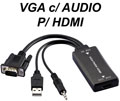 Conversor VGA c/ udio p/ HDMI Multilaser WI280#98