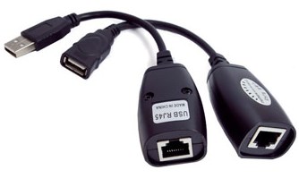 Extensor USB em cabo de rede Tblack USB-RJXT at 50 m