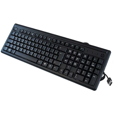 Teclado HP Keyboard 100 2UN30AA ABNT-2 USB, 110 teclas