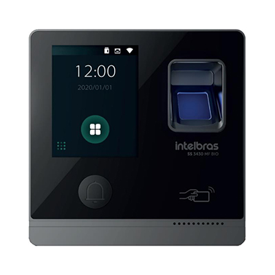 Controlador de acesso biomtrico Intelbras SS 3430 BIO RFID e senha