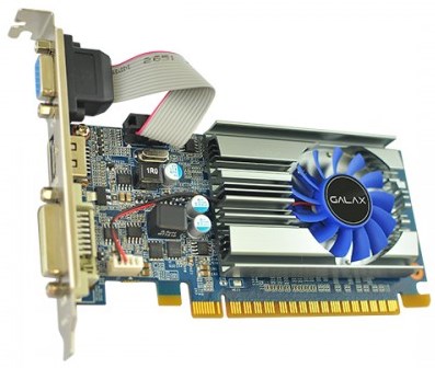 Placa vdeo Galax Geforce GT710 2GB DDR3 VGA HDMI DVI-D