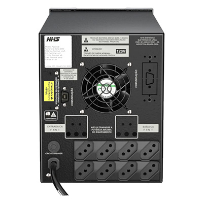 Nobreak Senoidal 1500VA 1350V NHS Premium PDV G3 c/ 4 bat. USB, engate