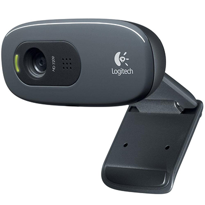 WebCam HD Logitech C270, 3MP foto e 720p em vídeo
