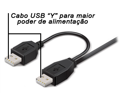 Cabo conversor de USB 2 p/ SATA Comtac 9296 p/ HD 2,5p