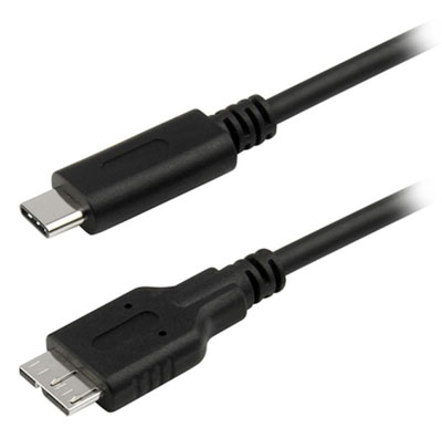 Cabo USB-C (3.1) 10 Gbps p/ USB-B 3.0 Comtac 9336 1 m