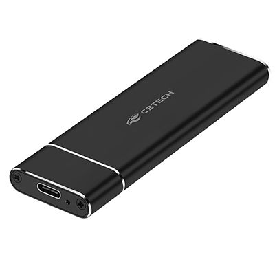 Case externo para SSD M.2 NVME C3Tech CH-M200BK 10GBps USB-C 3.1 gen2