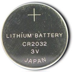 Bateria de Lithium 3V, CR2032 para placa me