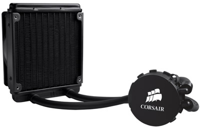 Cooler c/ gua p/ CPU Intel/AMD, Corsair H55 120mm