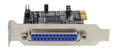 Placa PCI-e, 2 seriais 1 paralela FlexPort perfil baixo