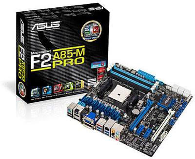Placa me Asus F2A85-M PRO p/ AMD FM2 A series DVI HDMI
