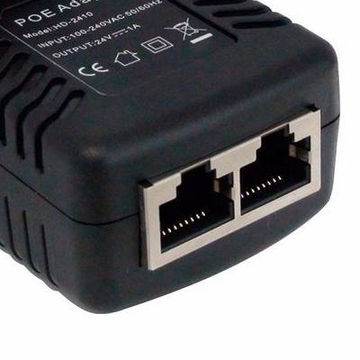 Fonte PoE  24VDC 1A Fasgold FS-447S bivolt autom. conex�o RJ-45
