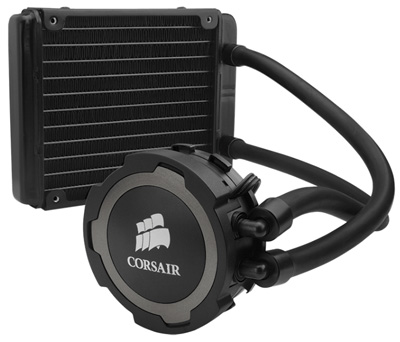 Cooler c/ gua p/ CPU Corsair Hydro H75 p/ Intel e AMD