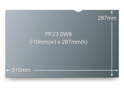 Filtro de privacidade 3M PF23.0W9 p/ telas 23 pol. wide