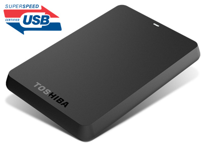 HD externo 2TB Toshiba Canvio Basics 3.0 preto USB3
