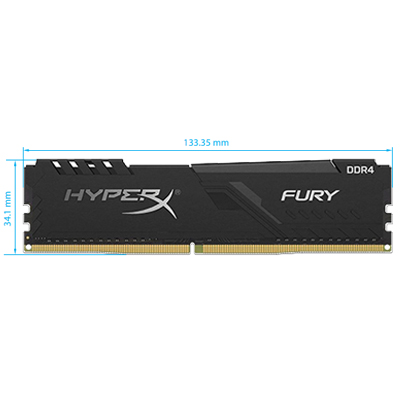 Memria Gamer 8GB DDR4 2400MHz CL15 HyperX Hyper Fury