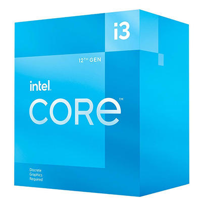 Processador Intel Core i3 12100F 3,3/4,3GHz 12MB 12 G LGA-1700