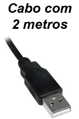 Teclado com fio C3Tech KB-13 ABNT2 USB cabo 2m