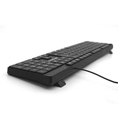 Teclado multimdia C3Tech KB-M11BK USB resistente a respingos