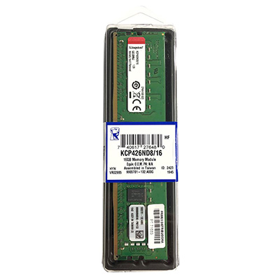 Memria 16GB DDR4 2666MHz Kingston p/ HP Dell Lenovo