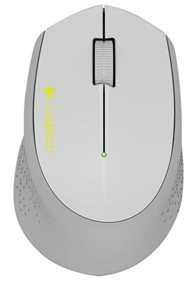 Mouse sem fio Logitech m280 1000 dpi 3 botes cinza USB
