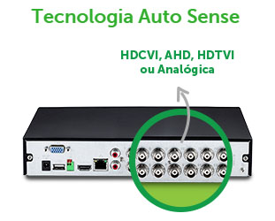 DVR Multi HD 5 em 1 Intelbras MHDX 1004 at 5 cmeras