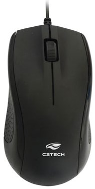 Mouse ptico C3Tech MS-26BK 1000 dpi USB c/ scroll