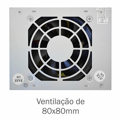 Fonte autom�tica SFX de 200W reais K-Mex PB-200DNA c/ cabo 