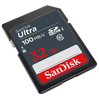 Carto de memria 32GB Sandisk SDSDUNR-032G Ultra SDXC UHS-I 100MBps