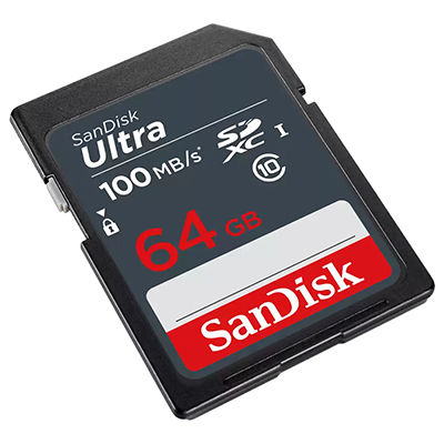 Carto de memria 64GB Sandisk SDSDUNR-064G Ultra SDXC UHS-I 100MBps