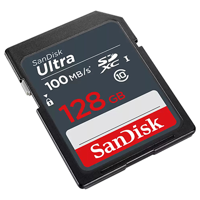 Carto memria 128GB Sandisk SDSDUNR-128G Ultra SDXC UHS-I 100MBps