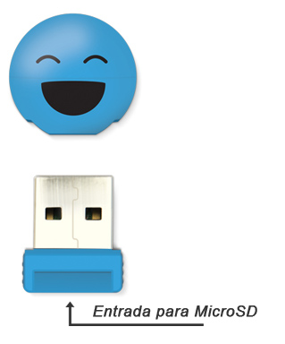 Leitor de carto microSD Comtac Smile 9205 Demais, USB2