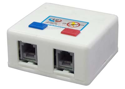 Micro filtro Splitter ADSL c/ proteo de raios 10824