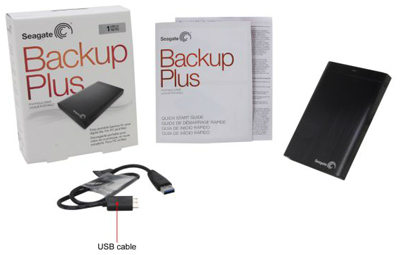HD externo 1TB Seagate STBU1000100 Backup plus, USB3