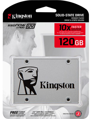 HD SSD 120GB Kingston SUV400S37/120G 550 MBps