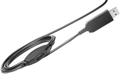 Headset profissional HP T1A67AA digital c/ controle USB
