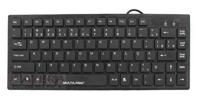 Mini teclado Multilaser Comfort TC154 30cm 83teclas USB