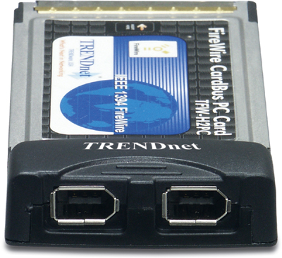Carto PC Card, 2 FireWire IEEE1394A TrendNet TFW-H2PC