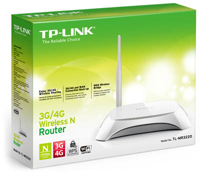 Roteador 3G e 4G TP-Link TL-MR3220 150Mbps c/ Bridge
