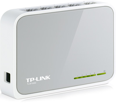 Switch TP-Link TL-SF1005D, 5 portas 10/100 Mbit