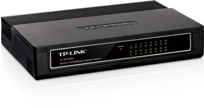 Switch 10/100 Mbps TP-Link TL-SF1016D com 16 portas