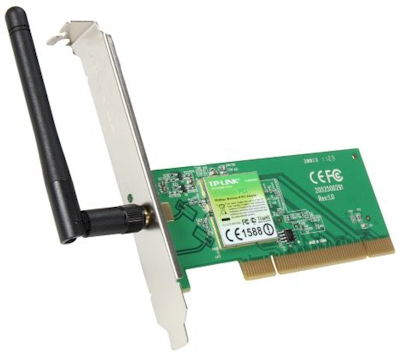 Placa de rede WiFi PCI, TP-Link TL-WN751ND 150 Mbps