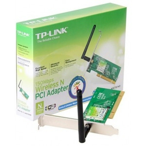 Placa de rede WiFi PCI, TP-Link TL-WN751ND 150 Mbps