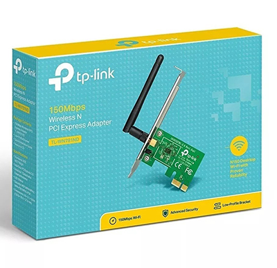 Adaptador PCI-e TP-Link TL-WN781ND 150Mbps Wireless