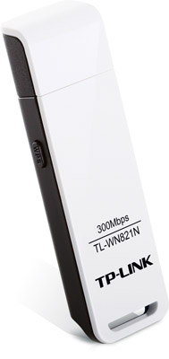 Adaptador USB de rede TP-Link TL-WN821N 300 Mbps 20dBm
