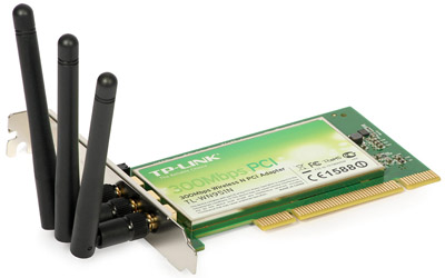 Placa de rede PCI Wi-Fi TP-Link TL-WN951N 300 Mbps
