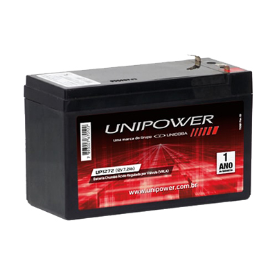 Bateria chumbo-acido Unipower UP1272, 12V, 7,2Ah, F187