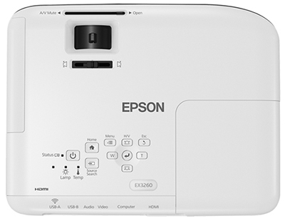 Projetor Epson Powerlite S41+ SVGA 3300 lumens WiFi