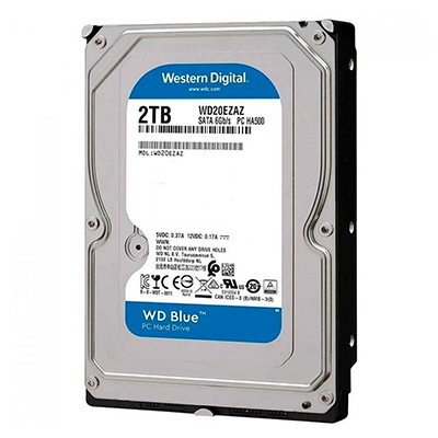 HD 2TB WD Blue WD20EZAZ 256MB cache SATA 6GB/s 5400 RPM