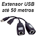 Extensor USB em cabo de rede Tblack USB-RJXT at 50 m