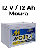 Bateria estacionria VRLA Moura 12MVA-12 12VDC 12Ah#20